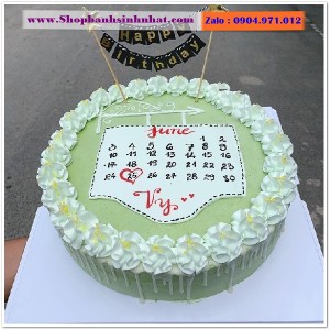 Bánh Sinh Nhật Cuốn Lịch - CL28